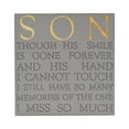 thumbnail image 2 of Plaque Carrée Commémorative « Thoughts of You » - Fils, 2 of 3