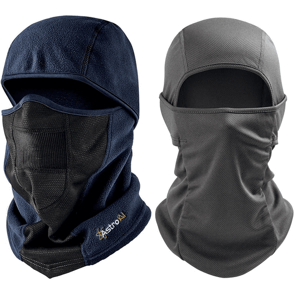 Sun and UV Protection Balaclava and Windproof Ski Mask Bundle