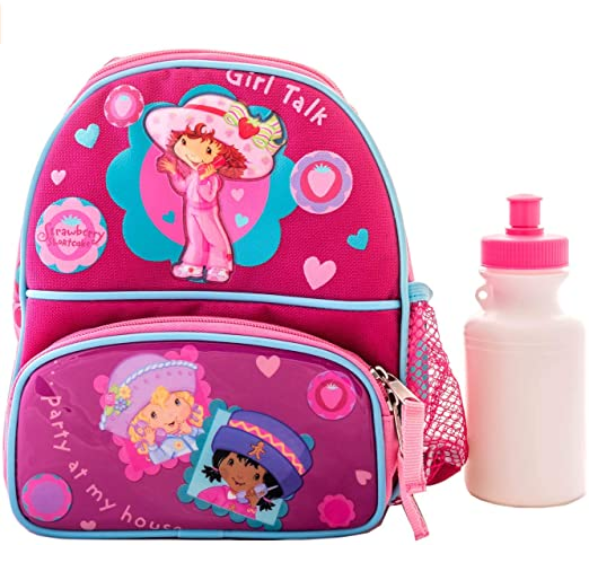 Strawberry Shortcake Insulated Lunch Bag with Water Bottle 
