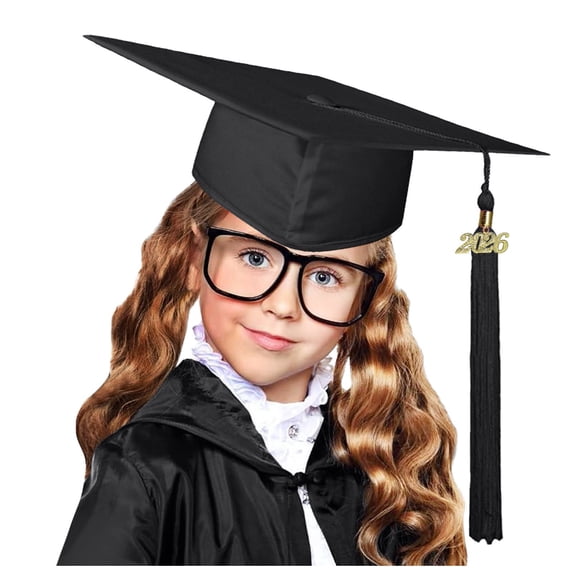 Graduation Cap for Kids Black Graduation Cap with Tassel Graduation Celebration