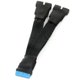 thumbnail image 2 of 2Pcs Motherboard USB 3.0 19PIN Header 1 To 2 Extension Splitter Cable,12Cm 19Pin Internal Extension), 2 of 5