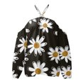 thumbnail image 4 of IROINNID Deals Womens Long Sleeve Tops Flowers Printing V-Neck Halter Sexy Off Shoulder T-Shirt Lounge Tops Blouse,Black, 4 of 5