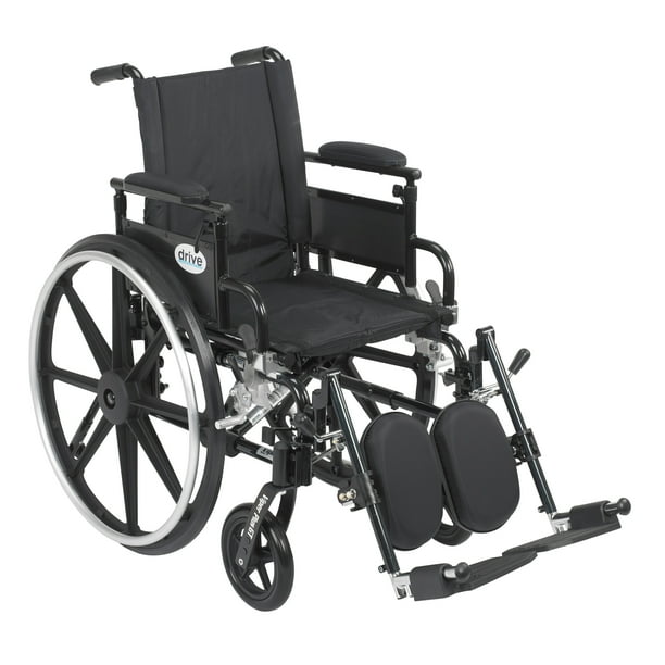 Drive Medical Viper Plus GT Wheelchair with Flip Back Removable