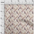 thumbnail image 2 of oneOone Cotton Silk Tawny Brown Fabric Cactus Fabric For Sewing Printed Craft Fabric By The Yard 42 Inch Wide, 2 of 5