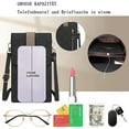thumbnail image 4 of Teléfono móvil de mujer con cartera colgante, bolso de hombro para teléfono móvil, cuero PU, bolso de hombro pequeño, bolso para teléfono, 4 of 5