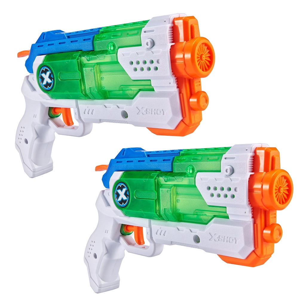 2x Giant 18" Water Gun Super Soaker Pump Action Cannon Shooter Drench Pistol Toy 