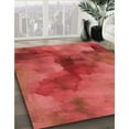 thumbnail image 3 of Ahgly Company Machine Washable Indoor Square Transitional Red Area Rugs, 8' Square, 3 of 7