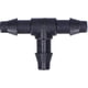thumbnail image 1 of Conector en T, 100 piezas, conectores de púas, conector de manguera de riego por goteo de 4/7, accesorios de riego para jardín, 1 of 8
