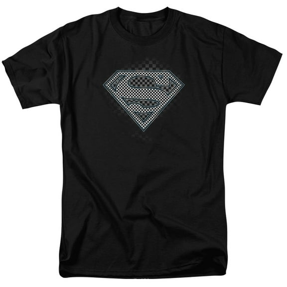 Superman - Checkerboard - Short Sleeve Shirt - XXXX-Large