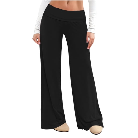 Womens Workout Comfy Leggings No Front Seam Straight Leggings Low Waist Gym Yoga Pants M