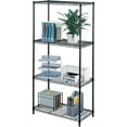 thumbnail image 3 of Safco Industrial Wire Shelving 36" x 18" x 72" - 4 x Shelf(ves) - Rust Proof, Leveling Glide, Adjustable Leveler, Adjustable Feet, Dust Proof - Black - Powder Coated - Steel, Plastic - Assembly Requir, 3 of 4