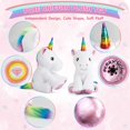 thumbnail image 3 of Set de regalo PERRYHOME Unicorn para niñas con peluche, libro para colorear, 3 of 9