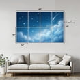thumbnail image 2 of Classroom 8 Pack Art Acoustic Panels Sound Absorbing Dreamy Night Sky Stars Clouds Shooting Star Decorative Soundproof Wall Panels Self Adhesive for Nursery Kids Game Room 48"x32", 2 of 7