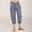 Dark Gray, variant on Kmdttou Women's Fashionable And Casual Solid Color Elastic Drawstring Waistband Capris on Clearance!