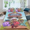 thumbnail image 2 of Dino Rancho Conjunto de sábanas temático, trío de piezas, cómodo y amigable con la piel, diseño único, regalo de decoración para el hogar para familiares, amigos y fans, 90 cm * 190 cm, 2 of 6