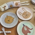 thumbnail image 3 of MesaSe Rabbit Bamboo Fiber Plates Reusable Kids Plates Food-Grade Dishwasher Safe Plates for Toddler, 3 of 5