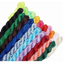 20 colors 1mm Chinese Knotting Cord Nylon Macrame Thread Cord Beading String 20 x20m