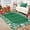 Green, variant on Christmas Area Rug 5' x 7', Non-Slip Living Room Carpet, Stain-Resistant Soft Low Pile Indoor Scalloped Rug, Foldable Floor Mats for Bedroom, Kitchen, Home Office, Green