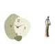 thumbnail image 5 of Reloj de pared silencioso, reloj de pared nórdico, figura de escritorio, figura africana, material de resina, adecuado para oficina, sala de estar, do, 5 of 8