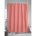 thumbnail image 5 of Shower Curtain Coral Red Bathroom Curtains with Hooks, Waterproof Fabric Solid Color Bath Shower Curtains Set for Bathroom Bathtubs Decor 36x72 Inch, 5 of 8