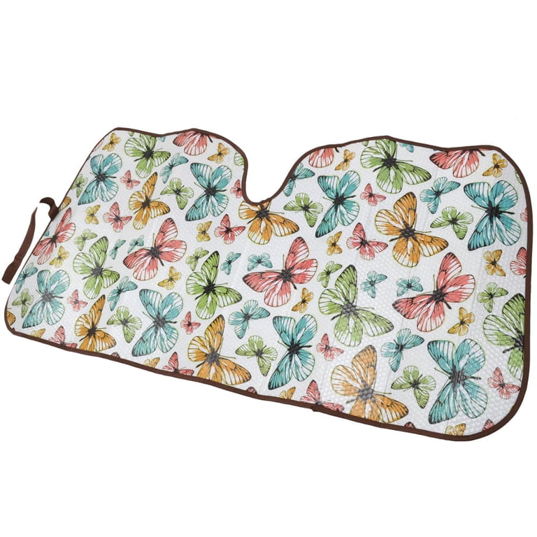 Butterfly Sunshade with Static Cling, Accordion Fold photo 2
