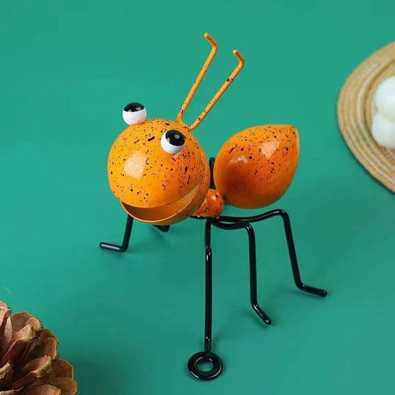 10CM Ant Statue Garden Decor Figure Outdoor Yard Lawn Decoration Ant Sculpture H