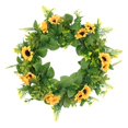 thumbnail image 2 of de Puerta Vívida, Hojas , Accesorios de Fotografía, de Adornos de Flores para Decoración para hogar, Ventana de Girasol BLESIY Corona de puerta delantera, 2 of 8