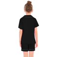 thumbnail image 4 of Kids Pjs Short Sleeve Button-Down Nightwear Kids Sleepwears for Girls 6-7 Years, 4 of 4