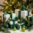 thumbnail image 6 of 48 Pcs Christmas Ball Ornaments 1.18 in Shatterproof Plastic Hanging Baubles Mixed Shiny Glitter Mini Xmas Tree Decorations for Holiday Home Wreath Party Decor, 6 of 8