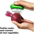 thumbnail image 3 of Cepillo multifuncional para verduras, cepillo para patatas y cepillo para frutas, color rosa, 3 of 5