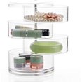 thumbnail image 1 of Stackable Clear Plastic Hair Accessory Containers Jewelry Storage Organizer With Lids (set Of 4), 1 of 5