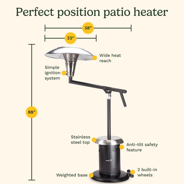 Cuisinart Outdoor Stainless Steel Tall Gas Perfect Position
