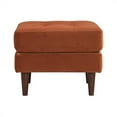 thumbnail image 3 of TOV Furniture Poufsouffle en Velours de Senne Brûlée Cave, 3 of 4