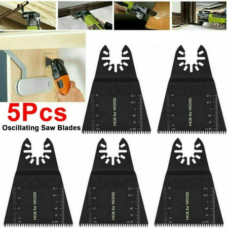 

BCLONG 5x For Dewalt Makita Oscillating Multi Tool Blades Saw Blade Wood Metal Cutter