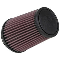 K&N RU-5111 Universal Clamp-On Air Filter: Round Tapered; 3 in (76 mm) Flange ID; 5.75 in (146 mm) Height; 4.5 in (114 mm) Base; 3.5 in (89 mm) Top
