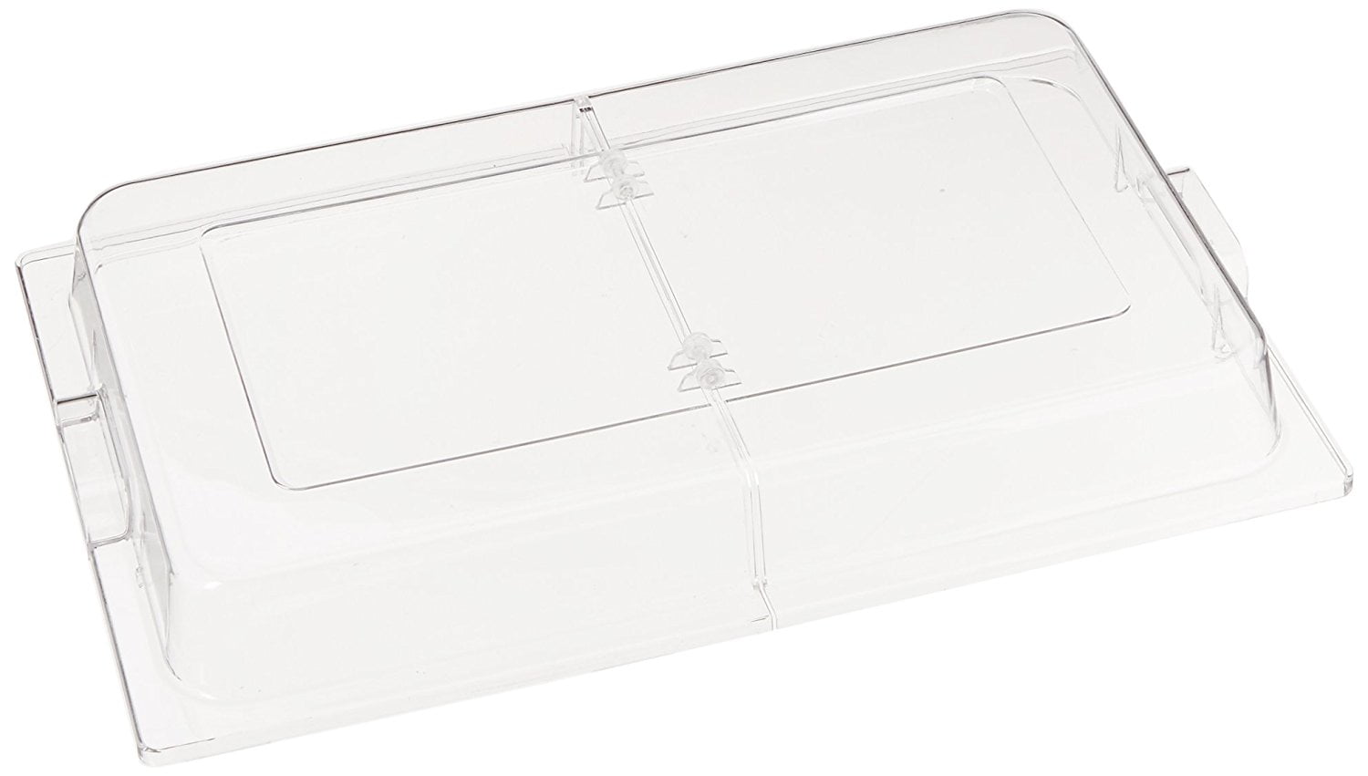 Full Size Winco C-DPFH Polycarbonate Dome Hinged Cover