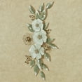 thumbnail image 2 of Ivory Floral Sophistication Metal Wall Sculpture, 2 of 5