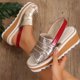 thumbnail image 4 of MKLEKYY Sandalias de Plástico para Mujer, Sandalias de Cuero Con Cuña y Punta Abierta A La Moda de Verano para Mujer, Sandalias Casuales Elásticas y Cómodas, 4 of 4