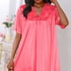 thumbnail image 4 of Camisones cortos para mujer, lencería, ropa de dormir, pijamas holgados de color liso, vestidos de mujer, 4 of 4