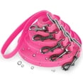 thumbnail image 2 of Correa de entrenamiento para perros Leash Wolfone, 1,5 m, impermeable, rosa, 2 of 8