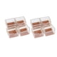 thumbnail image 2 of Tapas de silicona para sillas, 8 unidades/juego, transparentes, antideslizantes, funda protectora para patas cuadradas, 2 of 10