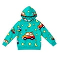 thumbnail image 3 of Jamsmile Toddler Boys Outfit Sets Cool Graphic Print Hooded Long Sleeve Sweatshirts And Pants 2 Piece Boys Casual Playwear Outfits, 3 of 5