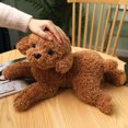 thumbnail image 2 of Soft Realistic Teddy Dog Plush Toy Funny Simulation Stuffed Little Puppy Dolls Lovely Birthday Gift for Baby Kids Girls, 2 of 5