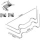thumbnail image 2 of 100pcs Greenhouse Clips For Glass,stainless Steel Greenhouse Window Clips Glass Pane Fixings Clips, 2 of 5