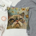 thumbnail image 2 of Qinduosi Throw Pillow Cover Fantasy Colorful Watercolor Painting of Home Decor Pillowcase Cushion Cover for Sofa Couch Bed and Car White, 2 of 5