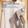 thumbnail image 4 of Handheld Hanging Ironing Machine Steam Iron Home Small Portable Clothing Finishing Suitable for Travel US Plug, 4 of 6