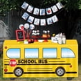 thumbnail image 6 of 6Ft Back to School Bus Tablecloth Decorations: Welcome First Day of Party Table Cover Decor for Home Party Supplies, 6 of 7