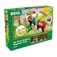 thumbnail image 1 of Set de tren de juguete BRIO My First Railway 33727 para niños a partir de 18 meses, 1 of 8