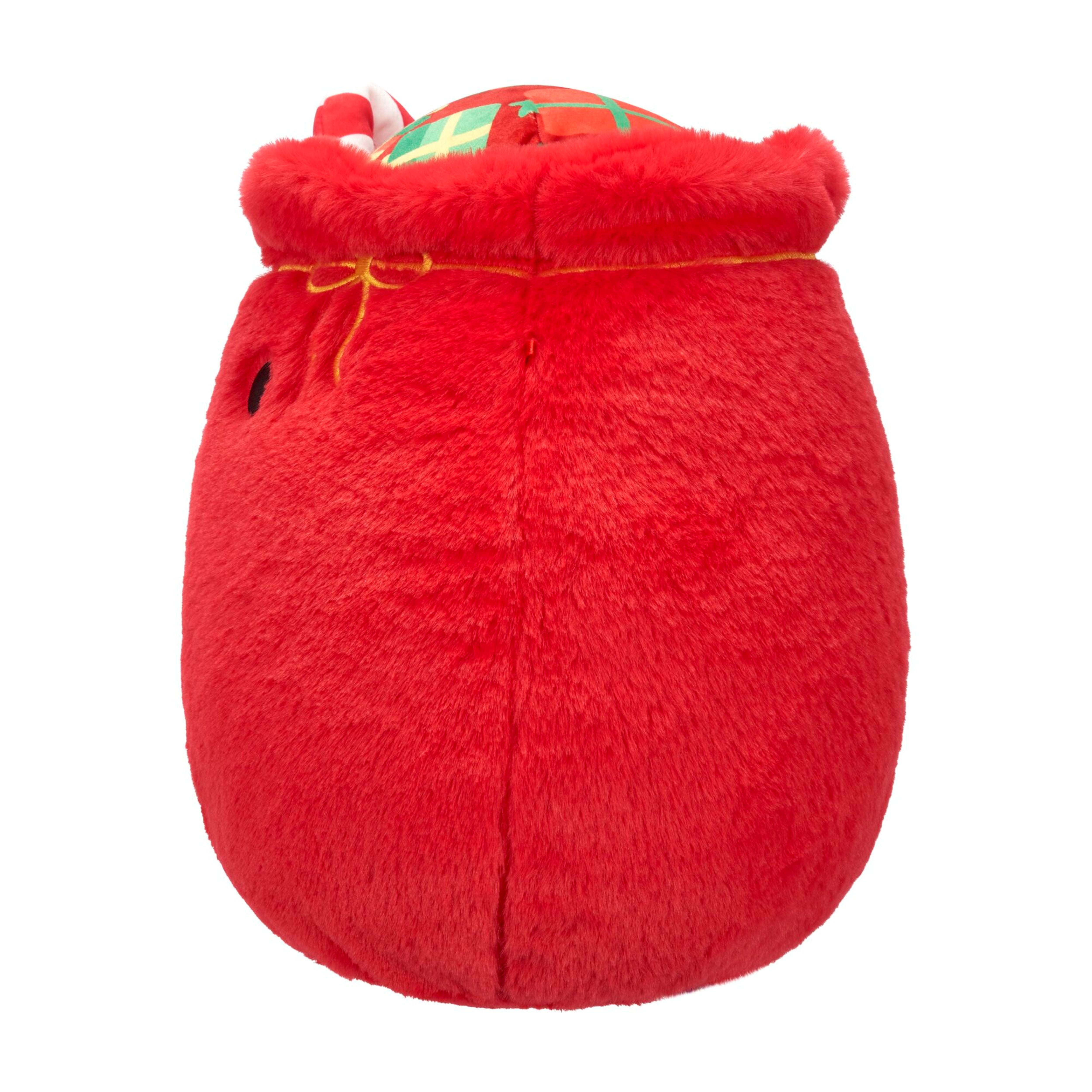 Squishmallows FuzzAMallow Official 12 inch Lowell the Red Sack of Toys - Child's Ultra Soft Stuffed Plush Toy