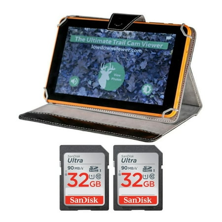 Lowdown 2 High-Speed Trail Camera Image and Video Viewer with Two 32GB SD Cards